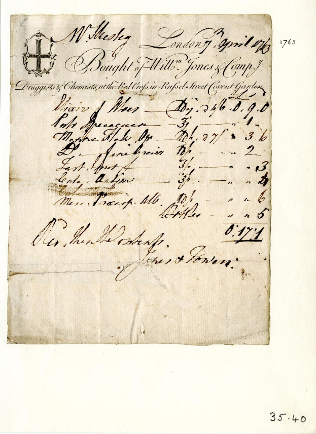 Altes, gelbliches juristisches Dokumententwurf mit sauberer Handschrift, der den Vertrag über den Verkauf von Willens von William Jones detailliert.